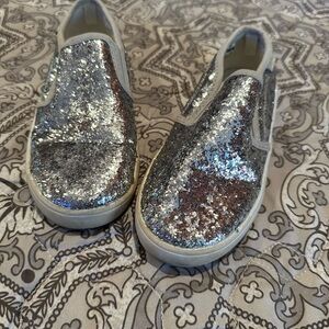 Carter's Kids Silver Glitter Sneakers